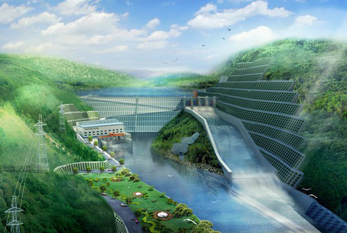 庆城老挝南塔河1号水电站项目